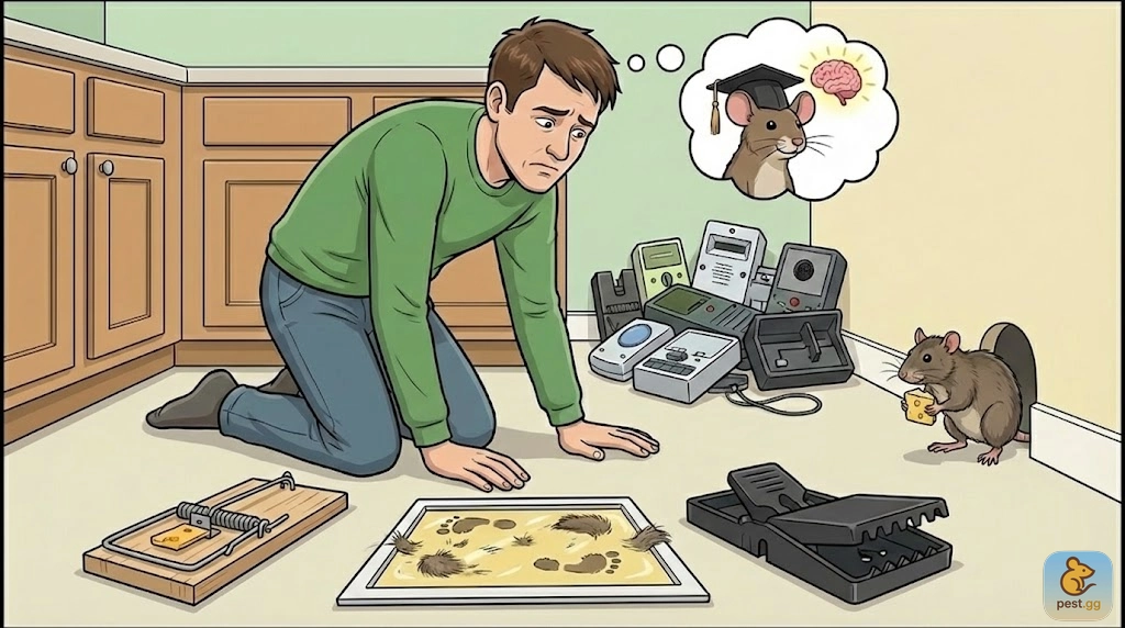 (C) Learn the best mouse trap strategy: The False Floor.